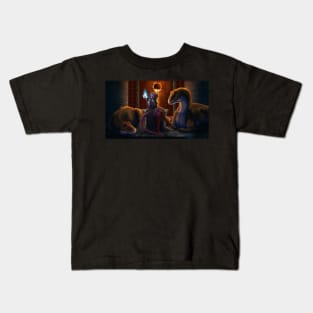 Lilith, Warlock Tiefling Queen Kids T-Shirt